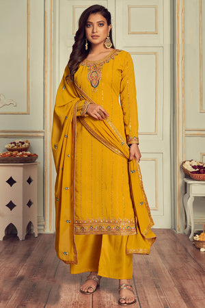 Dandelion Yellow Salwar Suit