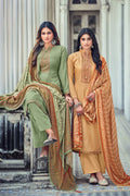 green salwar suit