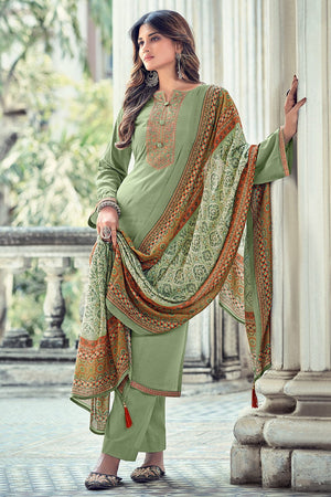 Fern Green Salwar Suit