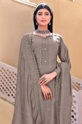 grey salwar suit