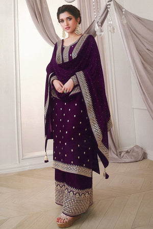 Indigo Purple Salwar Suit