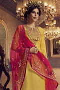 yellow salwar suit