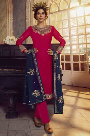 Magenta Pink Salwar Suit