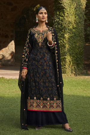 Midnight Black Salwar Suit