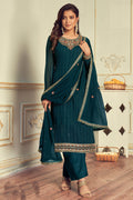 blue salwar suit