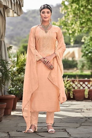 Peach Salwar Suit