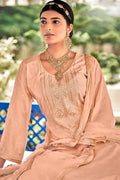 peach salwar suit