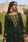 green salwar suit