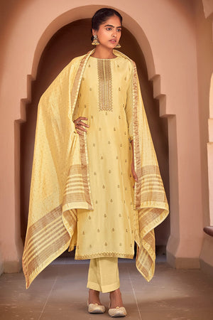 Pineapple Yellow Salwar Suit