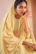 yellow salwar suit