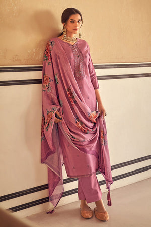 Rosewood Pink Salwar Suit