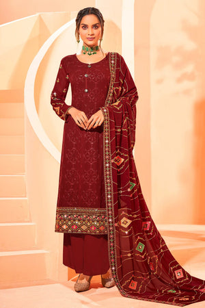 Sienna Brown Salwar Suit