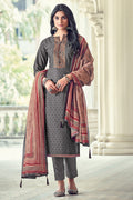 grey salwar suit