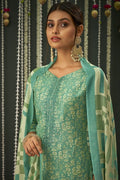 blue salwar suit