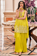 yellow sharara suit