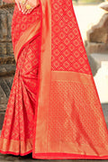 red silks saree for wedding