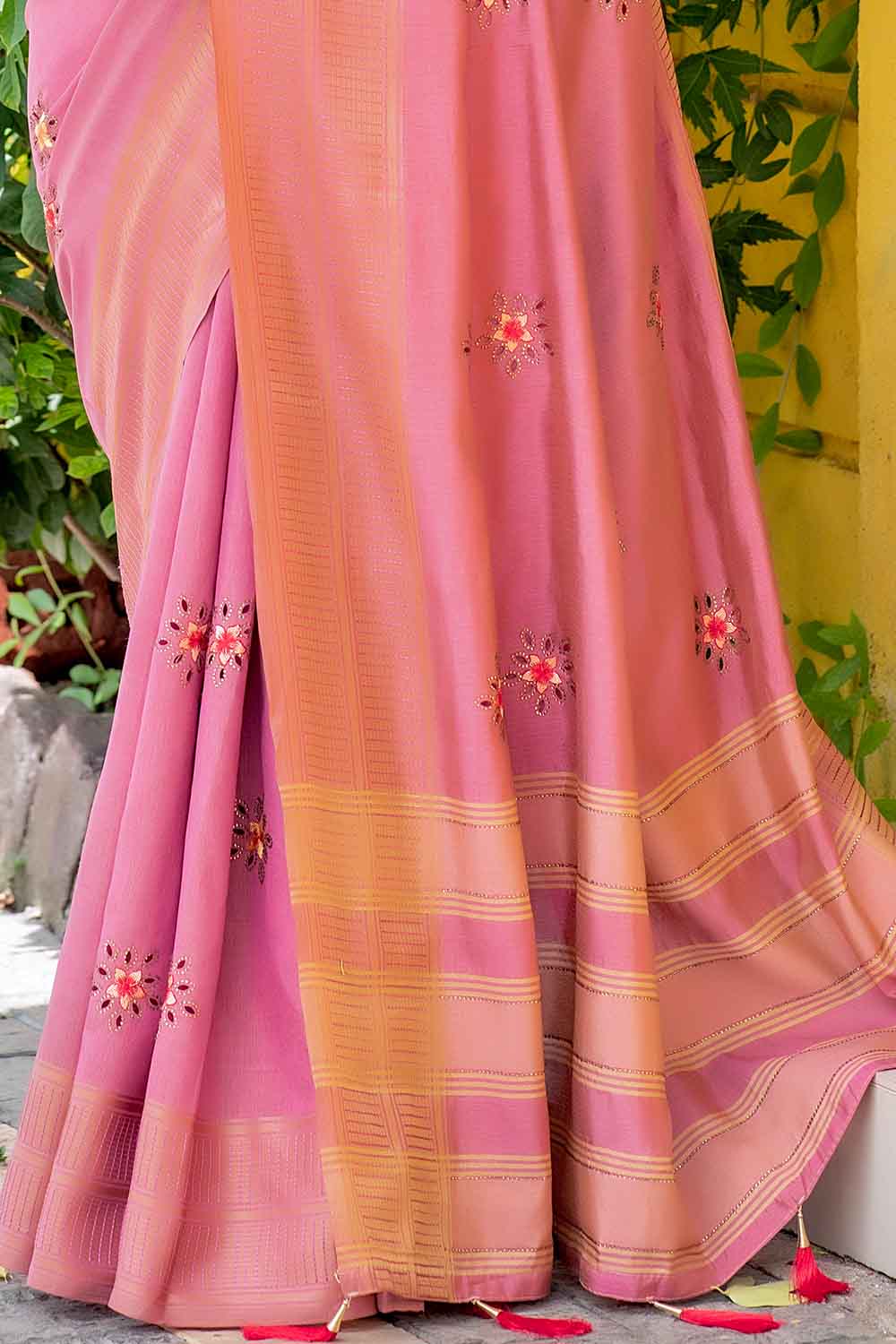 Banarasi Malai Silk Sari - Teal | | Chiro's By Jigyasa
