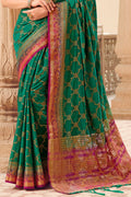 Jade Green South Silk Saree