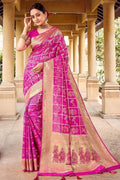 pink saree 